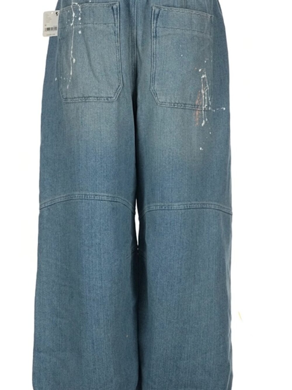 NWT Free People We The Free Pavement Artist Slouchy Cropped Jeans Medium $158 - Picture 13 of 16